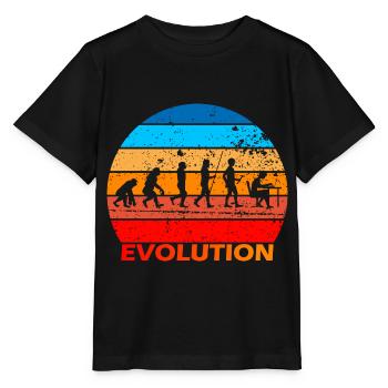 Evolution de l’informatique informatique Informatique Computer Science Computer Nerds - T-shirt bio MINI CREATOR Stanley/Stella Enfant - noir - Devant - Mikhail (115cm)