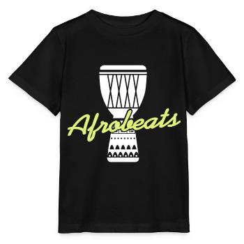 Super Djembe Afrobeats Lover T-Shirt Cadeau - T-shirt bio MINI CREATOR Stanley/Stella Enfant - noir - Devant - Mikhail (115cm)