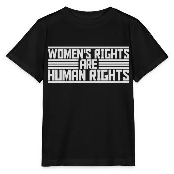citation féministe sur les droits des femmes - T-shirt bio MINI CREATOR Stanley/Stella Enfant - noir - Devant - Mikhail (115cm)