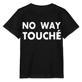 No way touché - Stanley/Stella Kinder T-Shirt MINI CREATOR  - Schwarz - Vorne - Mikhail (115cm)