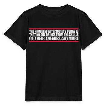boissons de crânes ennemis - T-shirt bio MINI CREATOR Stanley/Stella Enfant - noir - Devant - Mikhail (115cm)