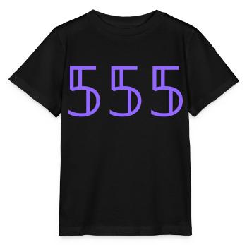 Nombres |555|. - T-shirt bio MINI CREATOR Stanley/Stella Enfant - noir - Devant - Mikhail (115cm)