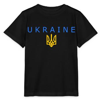 Ukraine - Stanley/Stella Kinder T-Shirt MINI CREATOR  - Schwarz - Vorne - Mikhail (115cm)