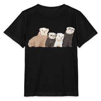 Ferret Owner Ferret - Stanley/Stella MINI CREATOR Kids’ T-Shirt - black - Front - Mikhail (115cm)