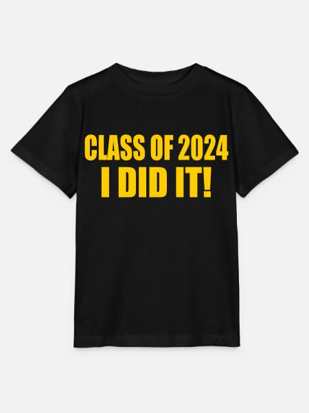 Class of 2024 - Stanley/Stella Kinder T-Shirt MINI CREATOR - Schwarz