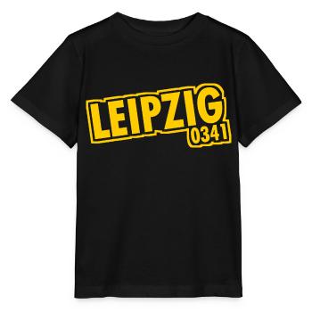 Leipzig - 0341 - Area Code - Saxony - Stanley/Stella MINI CREATOR Kids’ T-Shirt - black - Front - Mikhail (115cm)