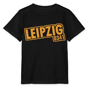 Leipzig - 0341 - Area Code - Saxony - Stanley/Stella MINI CREATOR Kids’ T-Shirt - black - Front - Mikhail (115cm)