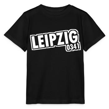 Leipzig - 0341 - Area Code - Saxony - Stanley/Stella MINI CREATOR Kids’ T-Shirt - black - Front - Mikhail (115cm)