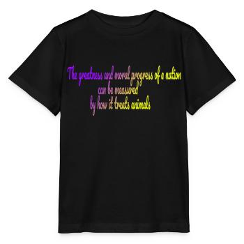 La grandeur d’une nation - T-shirt bio MINI CREATOR Stanley/Stella Enfant - noir - Devant - Mikhail (115cm)