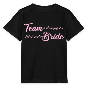 team bride - Stanley/Stella Kinder T-Shirt MINI CREATOR  - Schwarz - Vorne - Mikhail (115cm)