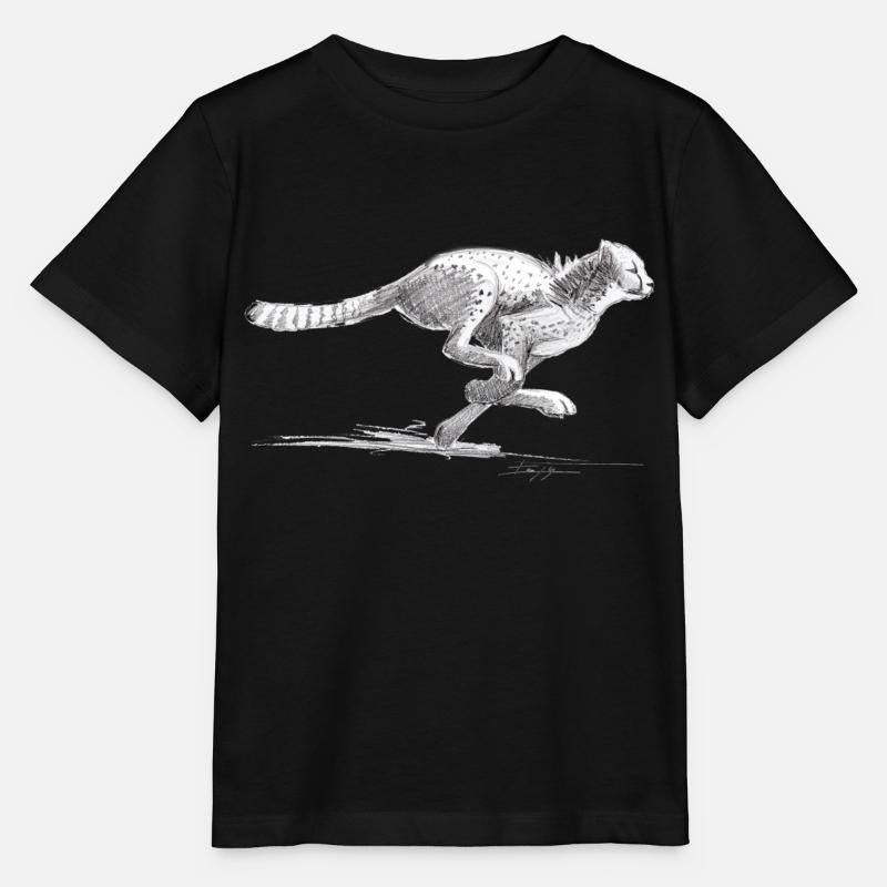 Guépard - T-shirt bio MINI CREATOR Stanley/Stella Enfant - noir