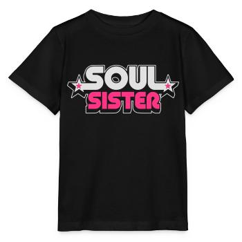soul sister - T-shirt bio MINI CREATOR Stanley/Stella Enfant - noir - Devant - Mikhail (115cm)