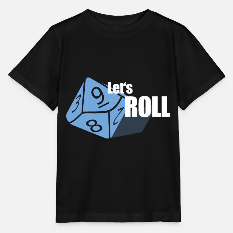 Würfel Rollen - Board Game - Brettspiel Abend - Stanley/Stella Kinder T-Shirt MINI CREATOR - Schwarz