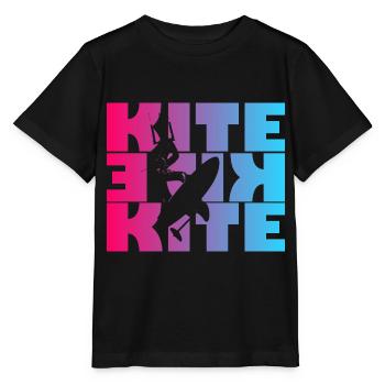 Kite - Stanley/Stella MINI CREATOR Kids’ T-Shirt - black - Front - Mikhail (115cm)