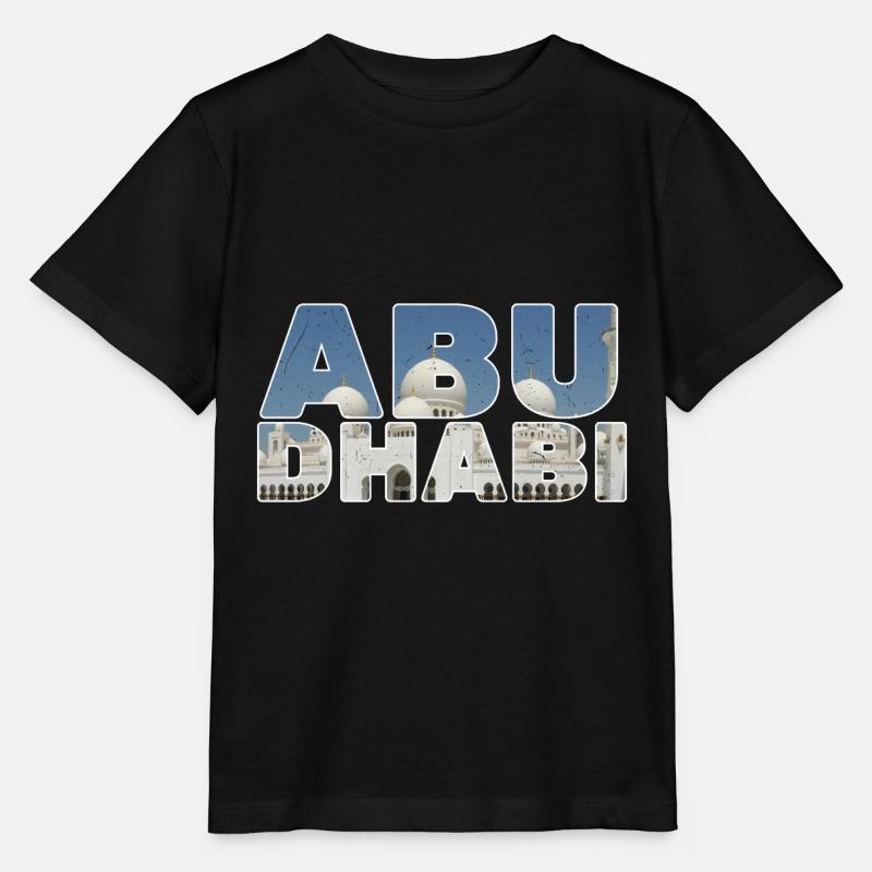 ABU DHABI SHIRT - Stanley/Stella MINI CREATOR Kids’ T-Shirt - black