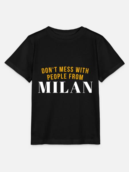 Milan Milan - T-shirt bio MINI CREATOR Stanley/Stella Enfant - noir