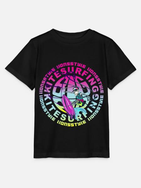 kitesurfen - Stanley/Stella Kinder T-Shirt MINI CREATOR - Schwarz