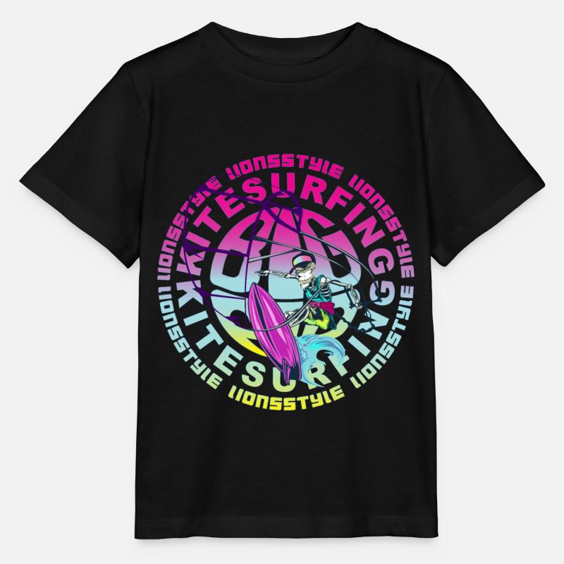kitesurfen - Stanley/Stella Kinder T-Shirt MINI CREATOR  - Schwarz