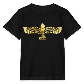 Suryoyo-Syrien - Stanley/Stella Kinder T-Shirt MINI CREATOR  - Schwarz - Vorne - Mikhail (115cm)