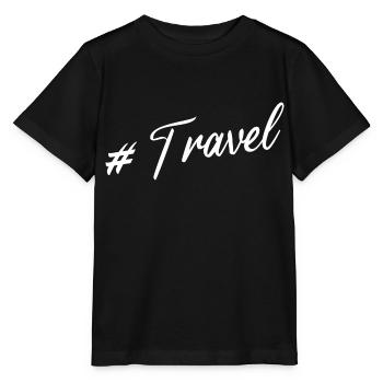 #Travel - Stanley/Stella Kinder T-Shirt MINI CREATOR  - Schwarz - Vorne - Mikhail (115cm)