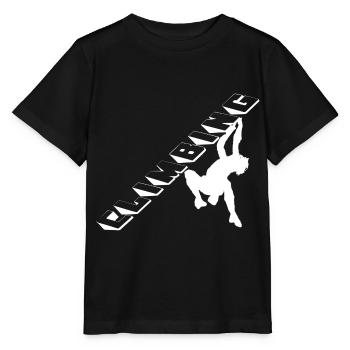 Climbing - Stanley/Stella Kinder T-Shirt MINI CREATOR  - Schwarz - Vorne - Mikhail (115cm)