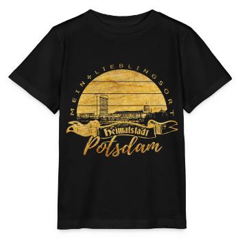 Potsdam - Stanley/Stella Kinder T-Shirt MINI CREATOR  - Schwarz - Vorne - Mikhail (115cm)
