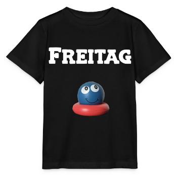 Freitag - Stanley/Stella Kinder T-Shirt MINI CREATOR  - Schwarz - Vorne - Mikhail (115cm)