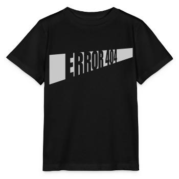 Verbindung Error 404 Netzwerk - Stanley/Stella Kinder T-Shirt MINI CREATOR  - Schwarz - Vorne - Mikhail (115cm)