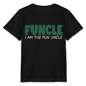 funcle fun oncle - T-shirt bio MINI CREATOR Stanley/Stella Enfant - noir - Devant - Mikhail (115cm)