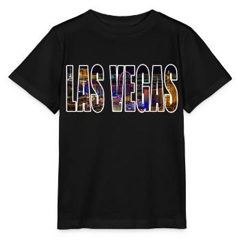 LAS VEGAs - Stanley/Stella Kinder T-Shirt MINI CREATOR  - Schwarz - Vorne - Mikhail (115cm)