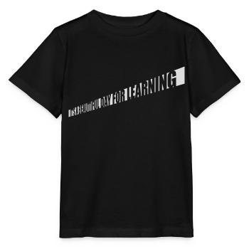belle journée pour apprendre - T-shirt bio MINI CREATOR Stanley/Stella Enfant - noir - Devant - Mikhail (115cm)