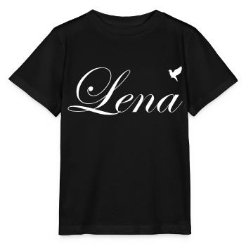 Lena beautiful name White - Stanley/Stella MINI CREATOR Kids’ T-Shirt - black - Front - Mikhail (115cm)