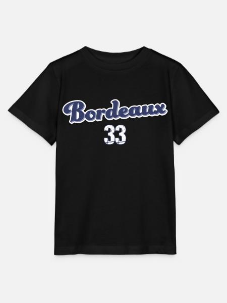 Bordeaux France - T-shirt bio MINI CREATOR Stanley/Stella Enfant - noir