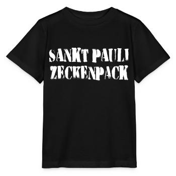 Sankt Pauli Zeckenpack - Stanley/Stella Kinder T-Shirt MINI CREATOR  - Schwarz - Vorne - Mikhail (115cm)