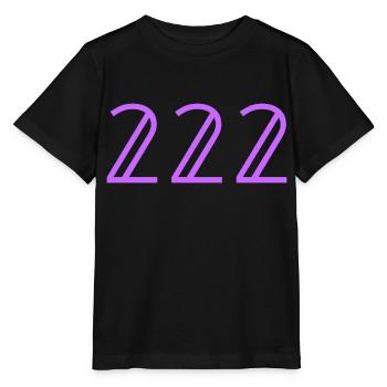 Nombres |222|. - T-shirt bio MINI CREATOR Stanley/Stella Enfant - noir - Devant - Mikhail (115cm)
