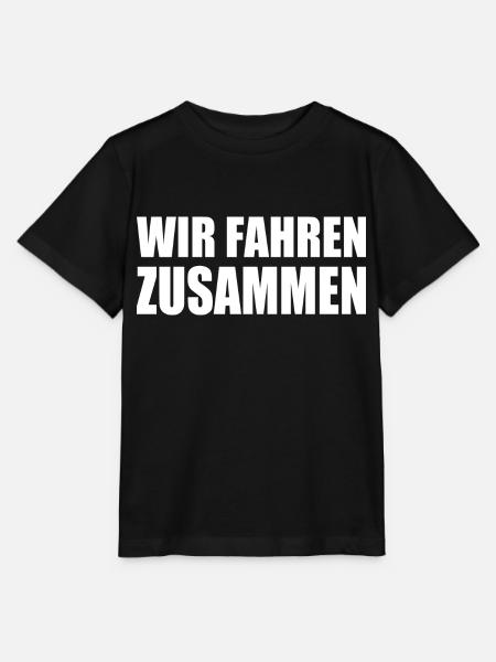 wir fahren zusammen - Stanley/Stella Kinder T-Shirt MINI CREATOR  - Schwarz