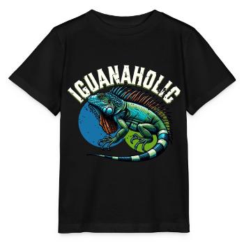 Iguane - T-shirt bio MINI CREATOR Stanley/Stella Enfant - noir - Devant - Mikhail (115cm)