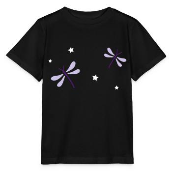 Libellule - T-shirt bio MINI CREATOR Stanley/Stella Enfant - noir - Devant - Mikhail (115cm)