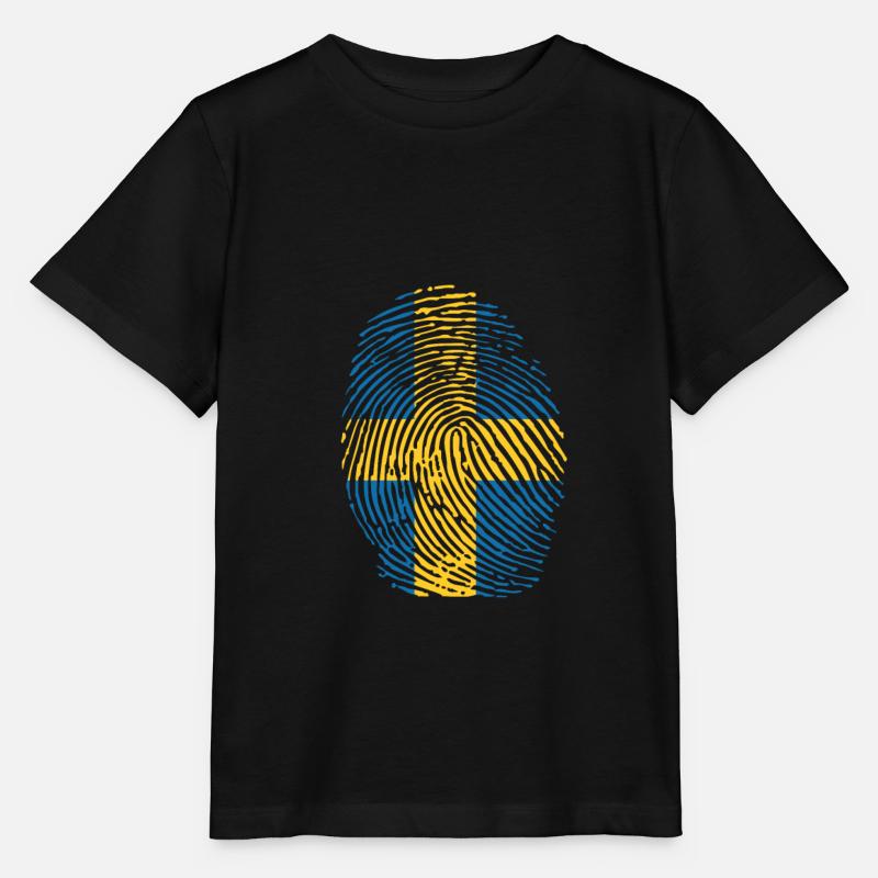 Schweden - Stanley/Stella Kinder T-Shirt MINI CREATOR  - Schwarz