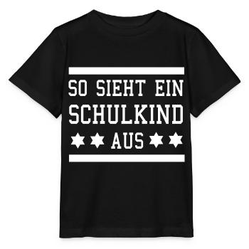 Primary school first graders back to school - Stanley/Stella MINI CREATOR Kids’ T-Shirt - black - Front - Mikhail (115cm)