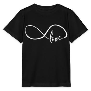 Crooked Infinity Symbol Infinity Love Love - Stanley/Stella MINI CREATOR Kids’ T-Shirt - black - Front - Mikhail (115cm)