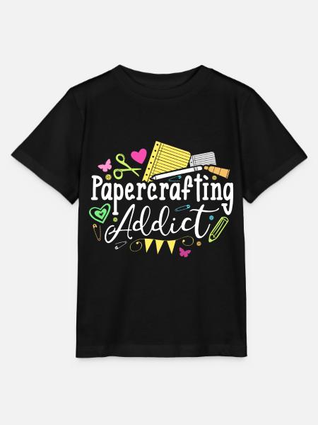 Papercrafting Addict - Stanley/Stella Kinder T-Shirt MINI CREATOR - Schwarz