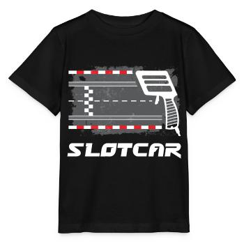 Slot car controller - Stanley/Stella MINI CREATOR Kids’ T-Shirt - black - Front - Mikhail (115cm)
