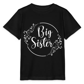 Große Schwester - Stanley/Stella Kinder T-Shirt MINI CREATOR  - Schwarz - Vorne - Mikhail (115cm)