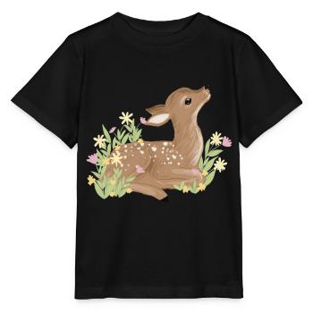 Fauve au printemps - T-shirt bio MINI CREATOR Stanley/Stella Enfant - noir - Devant - Mikhail (115cm)
