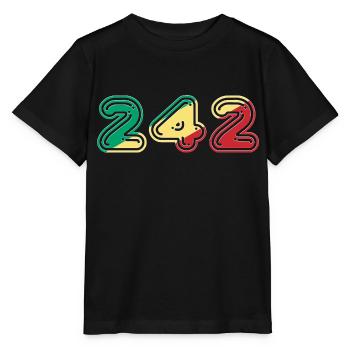 Team 242 CONGO - Stanley/Stella MINI CREATOR Kids’ T-Shirt - black - Front - Mikhail (115cm)