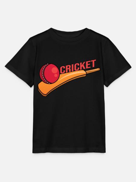 Cricket cricket bat cricket cricket match - Stanley/Stella MINI CREATOR Kids’ T-Shirt - black