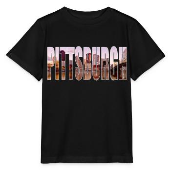 pittsburgh Pennsylvanie - T-shirt bio MINI CREATOR Stanley/Stella Enfant - noir - Devant - Mikhail (115cm)