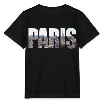 paris photo - Stanley/Stella MINI CREATOR Kids’ T-Shirt - black - Front - Mikhail (115cm)
