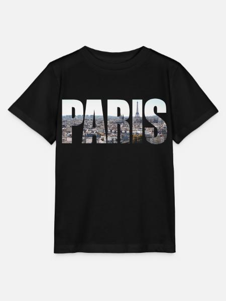 photo de paris - T-shirt bio MINI CREATOR Stanley/Stella Enfant - noir